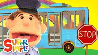 The Wheels On The Bus  Kids Song  Super Simple Songs [upl. by Petronia]