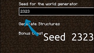 Testing Seed 2323 in Minecraft 500 subs Special [upl. by Ever]