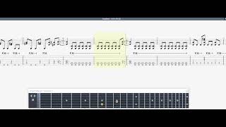 Loudness  Let It Go GUITAR TAB [upl. by Shannan432]