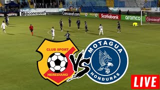 HEREDIANO VS MOTAGUA EN VIVO VUELTA COPA CENTROAMERICANA 2024 [upl. by Drud]