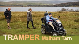 Tramper allterrain mobility scooter at Malham Tarn [upl. by Peacock474]