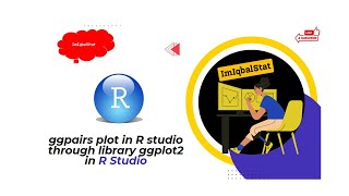 ggpairs plot in R studio through library ggplot2 [upl. by Danialah]