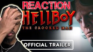 WHAT IN THE HLL  HELLBOY THE CROOKED MAN official trailer REACTION [upl. by Arundell618]