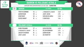 CFNI  4th Grade 35 Over  Round 8  Barron v Mulgrave Kerala [upl. by Undis]