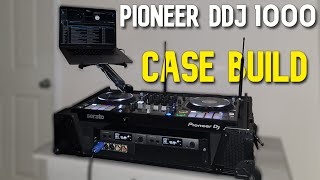 DJ Flight Case Build  Pioneer DDJ 1000 Mod Custom DJ Gear [upl. by Jecho613]