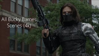 All Bucky Barnes Scenes 4K ULTRA HD [upl. by Attah]