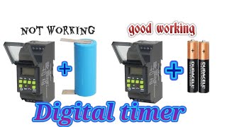 digital timer battery not working replace AAA batterys [upl. by Shatzer848]