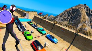 Loop Ramp GTA V Chiliad Mountain State Wilderness time challenge race sportcars [upl. by Parshall]