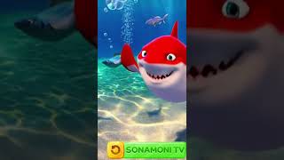 Baby Shark  Mommy shark  Grandpa shark  Grandma shark song shorts [upl. by Leicam]