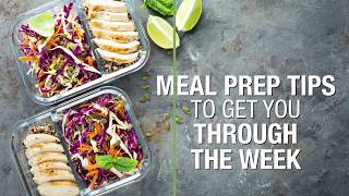 Meal Prep Tips To Get You Through The Week  Herbalife Nutrition [upl. by Imojean]