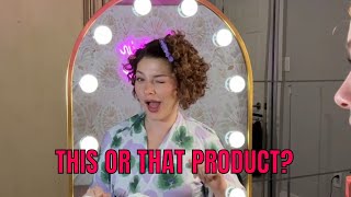 THIS OR THAT Subscribers pick my hair routine  styling live [upl. by Eniamrehs]