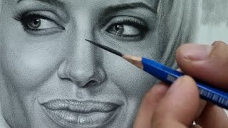 Realistic SKINTONE Shading Graphite Pencil Drawing Tutorial LIVE [upl. by Aleetha78]