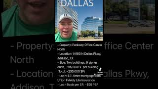 Another Dallas Office Building Going to Foreclosure  Parkway Office Center [upl. by Shargel]