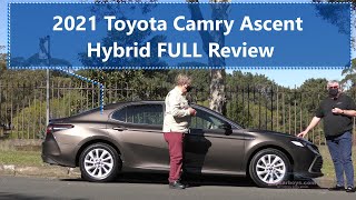 2021 Toyota Camry Ascent Hybrid FULL Review [upl. by Adnahsar]