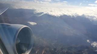 KLM Boeing 777300 orange pride livery QuitoGuayaquil cockpit takeoff and landing [upl. by Yamauchi]