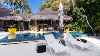 Deluxe Beach Pool Villa  Velaa Private Island Maldives [upl. by Fiel]