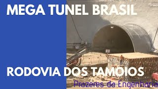 Mega Tunel da Rodovia dos Tamoios que liga Caraguatatuba  São Jose dos Campos [upl. by Anah]