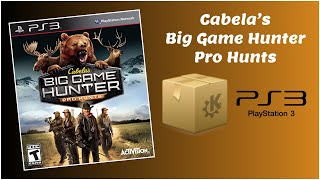 Cabelas Big Game Hunter Pro Hunts PKG PS3 [upl. by Kcam]