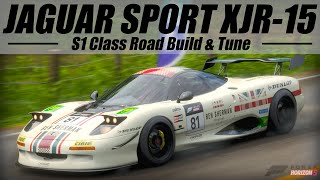 1991 Jaguar Sport XJR15 Customization Road Race Build with Tune  S1 Class  Forza Horizon 5 Online [upl. by Ahsercal]