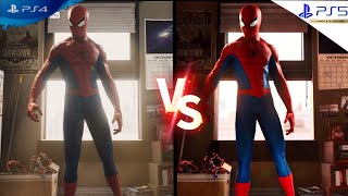 “SpiderMan PS4 vs PS5  Stunning Graphics Upgrade amp Gameplay Changes [upl. by Wilfreda443]