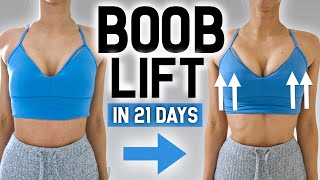 12cm BOOB LIFT in 21 Days 🔥 Chest Workout for Men amp Women  No Equipment [upl. by Anitram847]