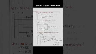 HSC ICT Chapter 3 Hand Note  Digital Device Part  HSC 24 HSC 25 HSC 26 shorts [upl. by Malinde]