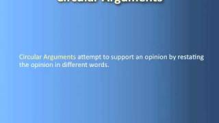 Argument Strategies Part II Logical Fallacies [upl. by Eelyac]