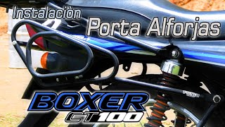 Instalaciòn de Porta Alforjas en mi Boxer CT100 [upl. by Jacquetta]