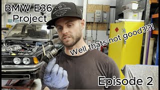 BMW E36 Project  Episode 2  Time to get the new engine in [upl. by Ianej]