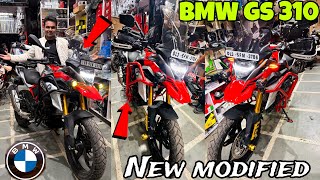 BMW gs 310 modified  gs 310 modifications  BMW 310 Modified 2024 [upl. by Naryt]