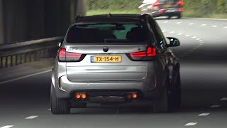 HAMANN BMW X5M F85 740HP  FLAMES POP amp BANGS amp Accelerations [upl. by Aziar]