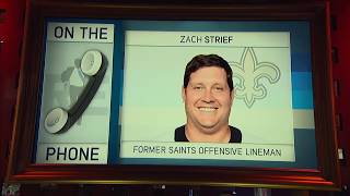 Saints Announcer Zach Strief on the Deafening Superdome Atmosphere  The Rich Eisen Show  11719 [upl. by Obelia543]