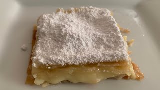 Mille Feuille Recipe ቀላል የሚሊፎኒ አሰራር [upl. by Blinny]