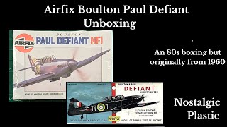 Airfix Boulton Paul Defiant Unboxing [upl. by Acillegna]