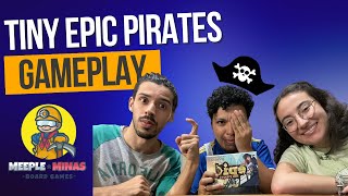 Tiny Epic Pirates  Visão Geral  Gameplay [upl. by Unhsiv]