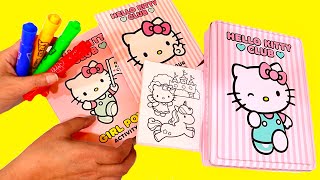 Hello Kitty Coloring Activities for Kids [upl. by Ritz]