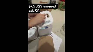 Unboxing New water fountain for cats petkit eversweet solo SE [upl. by Jasper]