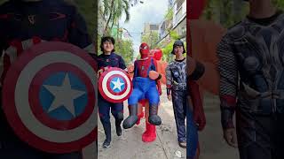 Siêu anh hùng đang đi gỉai cứu thế giới bị chó rượt cười xĩu funny spiderman [upl. by Dirk]