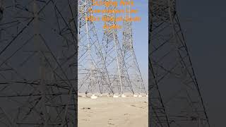 Stringing Work Transmission Line 115 Kv Nairyah Saudi Arabia [upl. by Ammej]