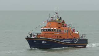 Lifeboats arriving at Sovereign Harbour 10 Feb 2024 [upl. by Ellenaej]