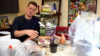 Gardening 101 Ep4 Pepper Tips Potatoes Winter Sowing Fruit Bare Roots Fig Kiwi amp Blueberry [upl. by Nixie]