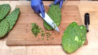 How to Prepare Nopales Cactus Pads  Sunset [upl. by Alya97]