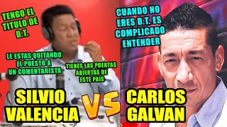 EXITOSA DEPORTES ⚽ SILVIO VALENCIA DISCUTE CON CARLOS GALVAN  250222 [upl. by Aaberg238]