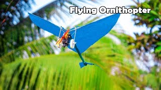 How to Make a Flying Ornithopter at Home [upl. by Esorlatsyrc]