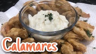 Calamares  Fried Squid Rings  Easy amp Tasty Recipe [upl. by Esineg]