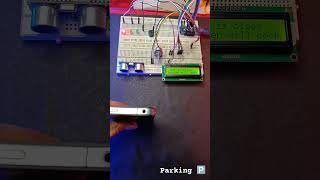 Car Parking Assistant 🫡🥳 arduinoproject shorts viral youtubeshorts [upl. by Dara]