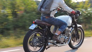 Suzuki GSX 400 F Bratana  Finished Scrambler Brat Project [upl. by Major]