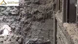 Mortar Filling and Finishing of Brick Wall Hindi हिन्दी [upl. by Poyssick]