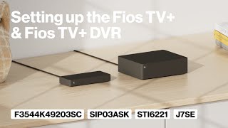 How to set up the Fios TV and optional Fios TV DVR [upl. by Aitan375]