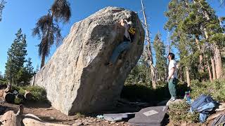 Girls on Film Sit  V9  Lake Tahoe CA [upl. by Tnairb]